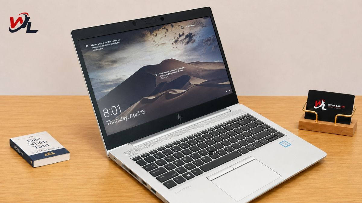Chip Intel Core i5-8250U cùng RAM 8GB 