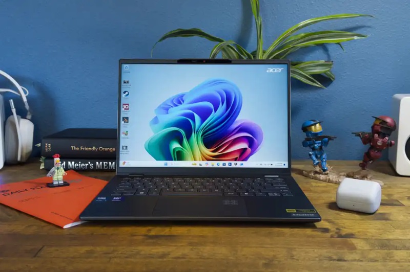 Trang bị Intel Core Ultra 7 155H, RAM 16GB, SSD 512GB, hiệu năng vượt trội Swift Go 14 nhẹ 1.3kg, màn OLED 2.8K, tần số 120Hz sắc nét, sống động