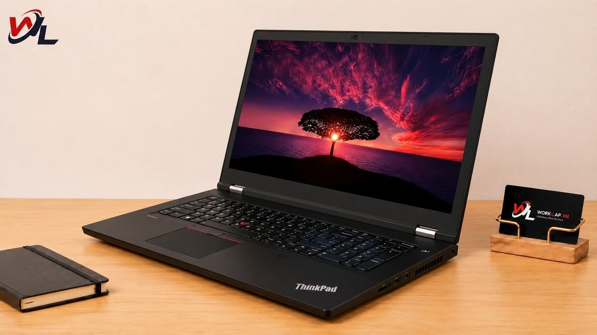 Lenovo ThinkPad P17 Gen 1 có cấu hình mạnh, ngoại hình đẹp