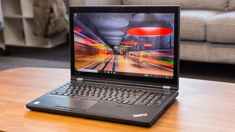 Cấu hình mạnh mẽ với CPU i7 và card đồ họa Nvidia Quadro P2000 Lenovo ThinkPad P52 là máy trạm di động bền bỉ, thiết kế gọn nhẹ