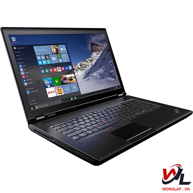 Laptop Lenovo ThinkPad P71 khá truyền thống
