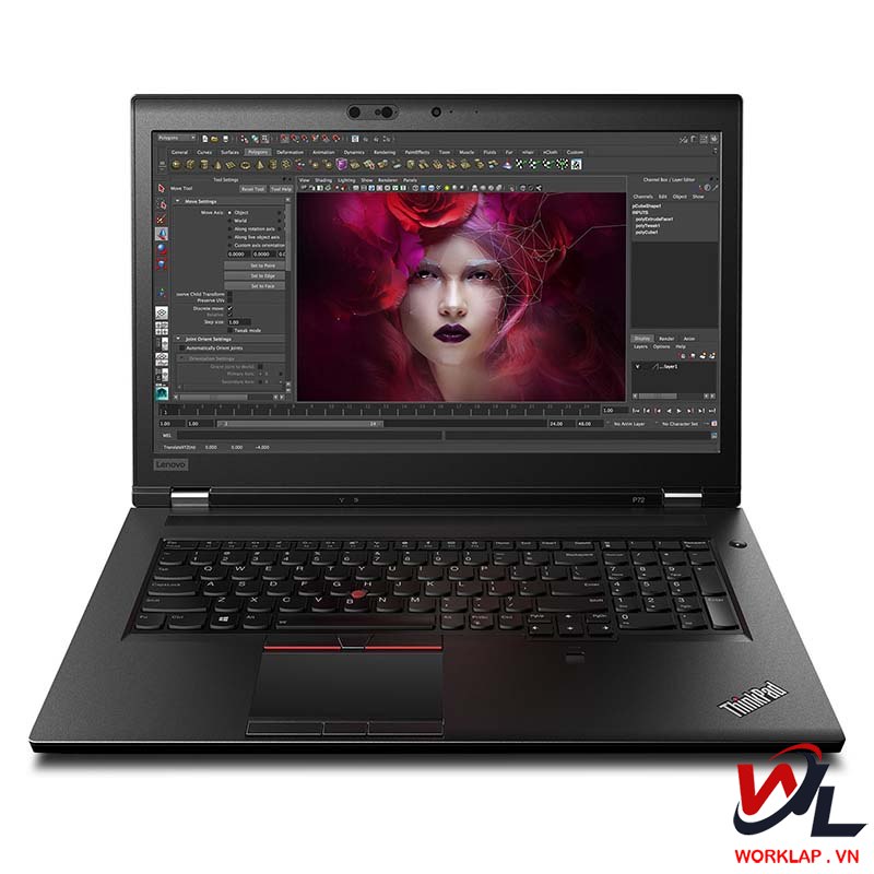 Màn hình rực rỡ của laptop Lenovo ThinkPad P72