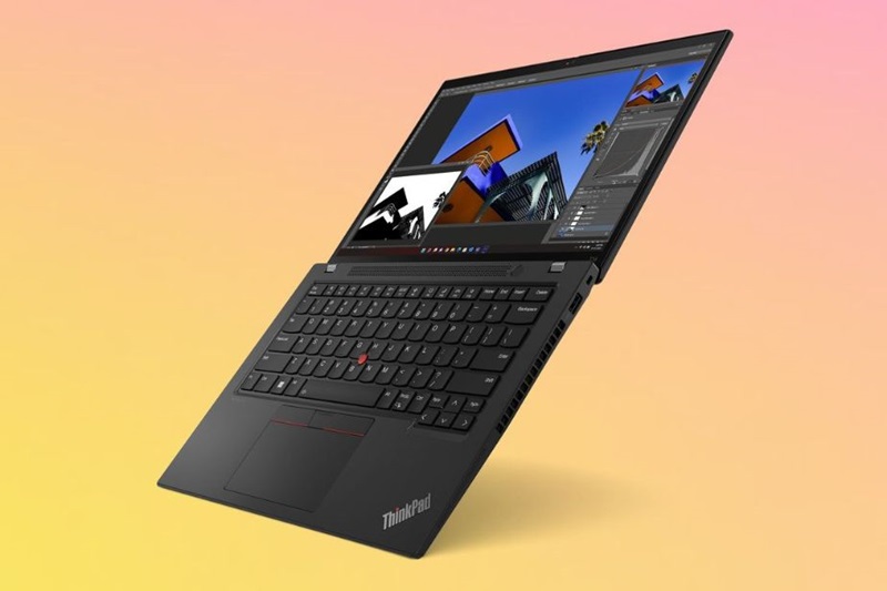 SSD 512GB, Intel Iris Xe giúp xử lý mượt mà các tác vụ văn phòng Thinkpad T14 Gen 4 có thiết kế bền bỉ và màn hình FHD 14 inch sắc nét