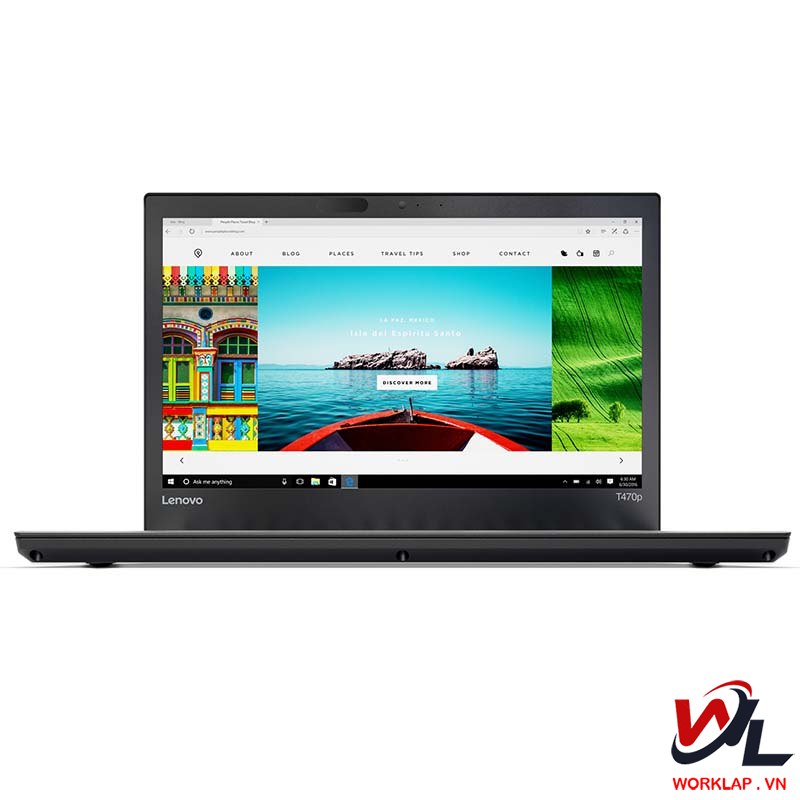 Máy tính ThinkPad T470p có thiết kế đen thuần khiết