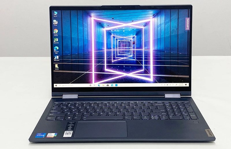 Cấu hình mạnh mẽ với Intel i5, 8GB RAM, 512GB SSD Lenovo Yoga 7 15ITL5 có thiết kế 2-in-1 linh hoạt, mỏng nhẹ