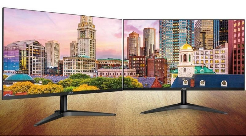 AOC thiết kế viền mỏng, hiển thị mượt mà, trải nghiệm đa nhiệm tốt Màn hình AOC thiết kế viền mỏng, hiển thị mượt mà cho trải nghiệm đa nhiệm