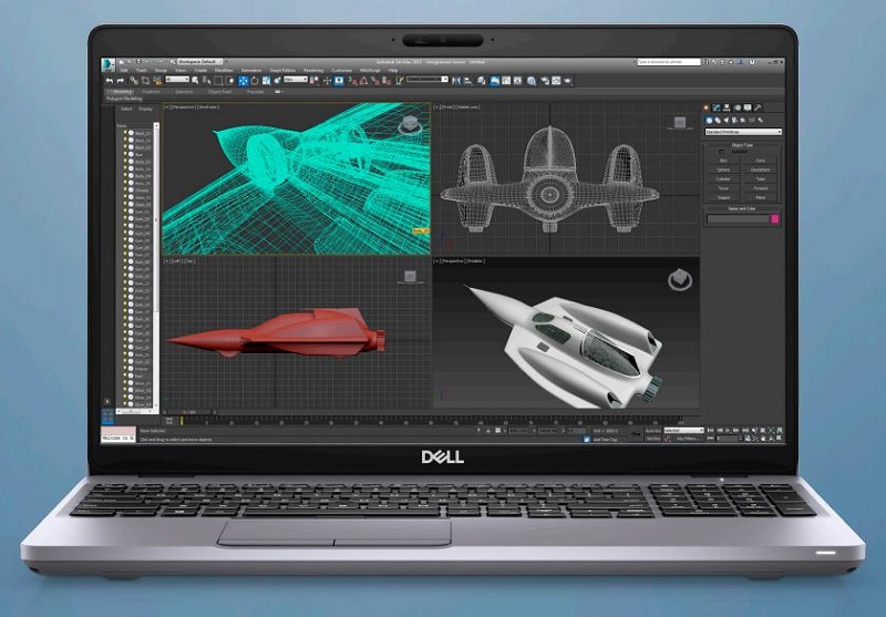 Màn hình 15.6 inch Full HD của Dell Precision 3550 cho hình ảnh sắc nét, sống động