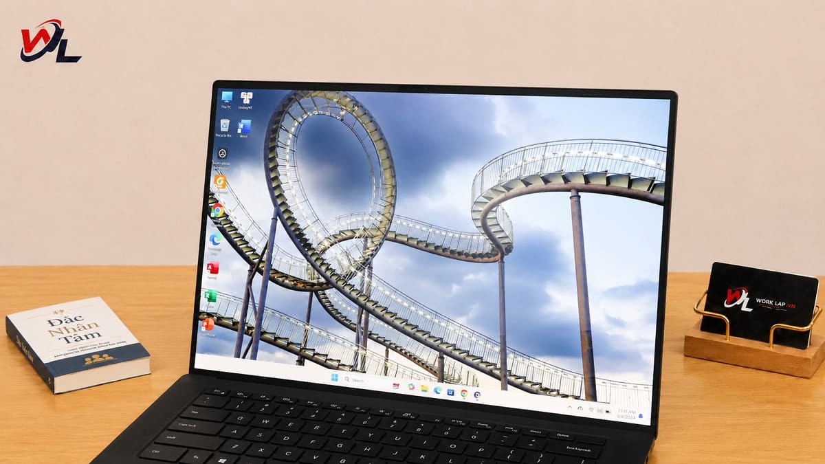 Dell Precision 5550 i7 có màn hình 15.6 inch với viền siêu mỏng, hình ảnh sắc nét