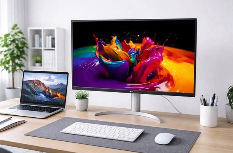 LG chú trọng công nghệ IPS, góc nhìn rộng và màu sắc sống động LG nổi bật với công nghệ hiển thị chân thực, góc nhìn rộng và sắc nét