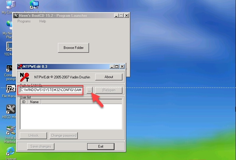 Cách khởi tạo lại mật khẩu cho máy tính