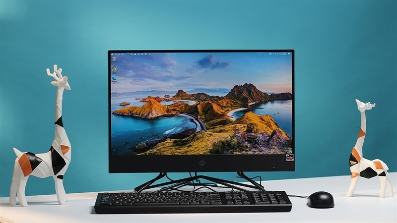 Máy HP All-in-One tối ưu không gian làm việc Máy HP All-in-One tiết kiệm diện tích