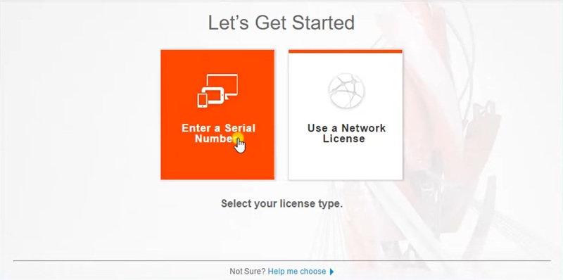 Mở Civil 3D 2018 và chọn Enter a Serial Number Mở Civil 3D 2018 và chọn Enter a Serial Number
