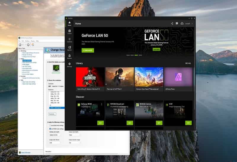 Mở NVIDIA Control Panel để tùy chỉnh cài đặt đồ họa nâng cao