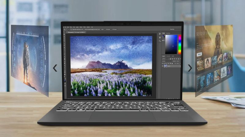 MSI Prestige 13 AI Evo A1MG là laptop 13 inch mỏng nhẹ MSI Prestige 13 AI Evo A1MG được thiết kế nhỏ gọn dễ mang theo