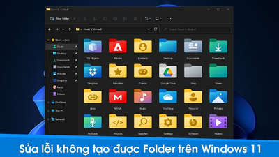 Nguyên nhân và cách xử lý máy tính không tạo được new folder