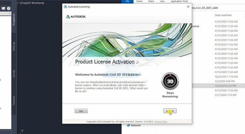 Nhấn vào Activate để bắt đầu kích hoạt Nhấn vào Activate để bắt đầu kích hoạt