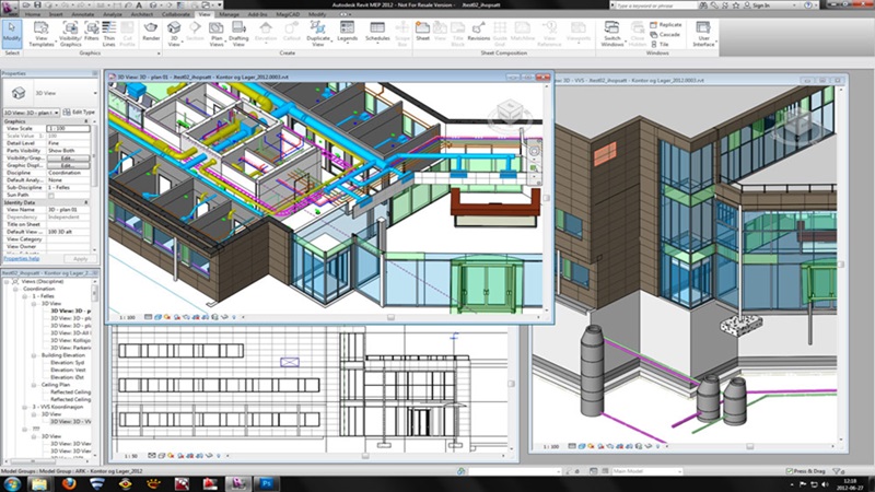 Revit 2016 tối ưu hiệu suất, chia sẻ dữ liệu dễ dàng, làm việc mượt mà Revit 2016 tối ưu hiệu suất, chia sẻ dữ liệu dễ dàng, làm việc mượt mà