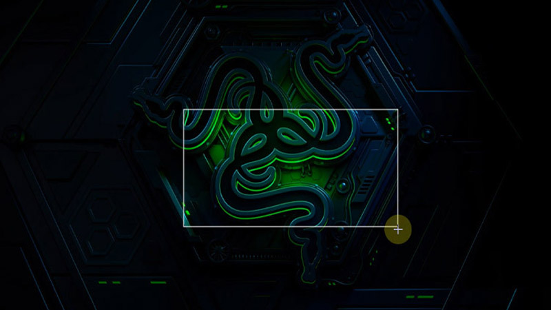  Kéo khu vực tùy chọn mà bạn cần chụp