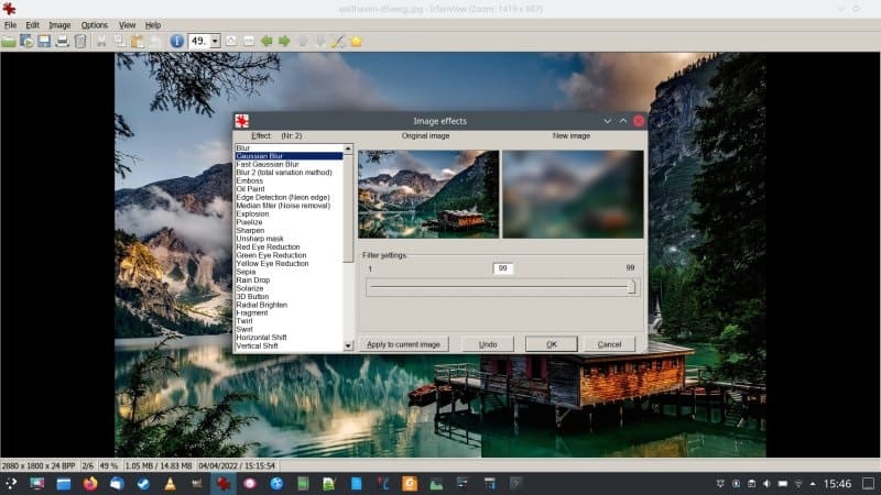 Phần mềm IrfanView cho ra những khung hình tuyệt vời