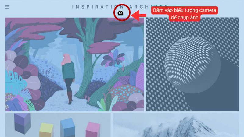 Trỏ chuột sẽ chuyển sang biểu tượng máy ảnh là có thể chụp màn hình máy tính Trỏ chuột sẽ chuyển sang biểu tượng máy ảnh