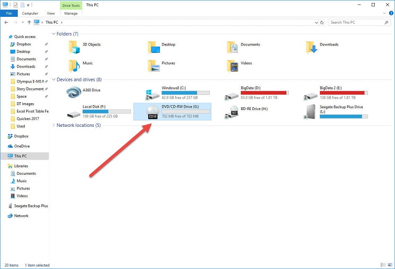 Cách sao chép CD, DVD vào máy tính đơn giản