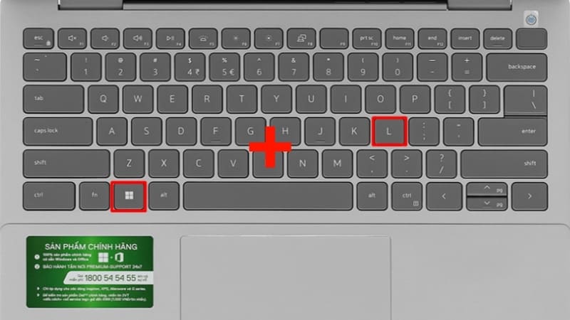 Nhấn tổ hợp Windows + L để vô hiệu hóa bàn phím Windows + L để vô hiệu hóa bàn phím