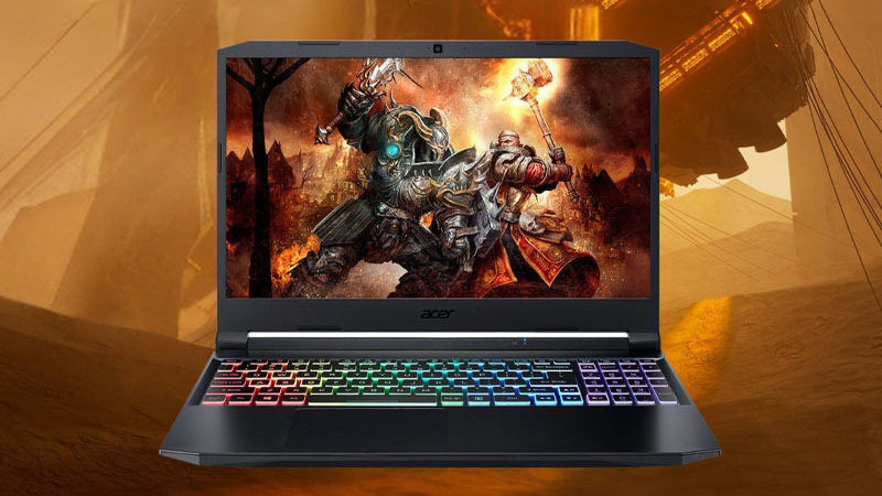 Thiết kế đậm chất gaming cực bắt mắt Thiết kế mạnh mẽ