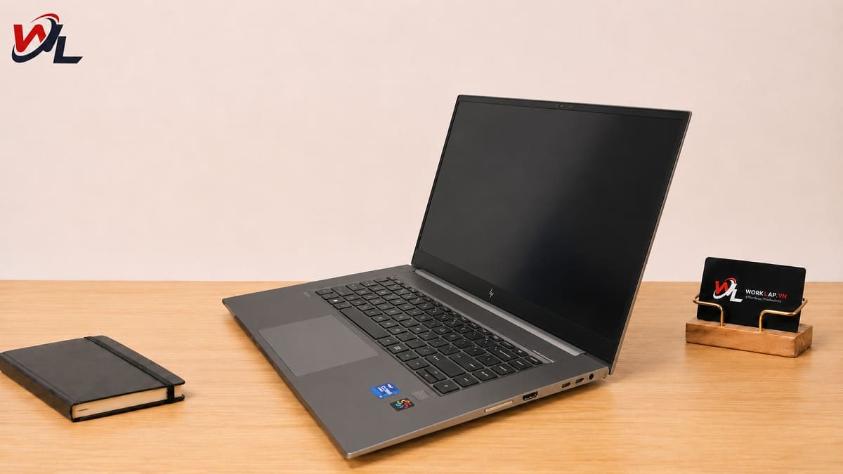 Thiết kế bền bỉ, khung kim loại sang trọng, chuẩn máy trạm cao cấp HP Zbook Studio G8 cao cấp cho chuyên gia