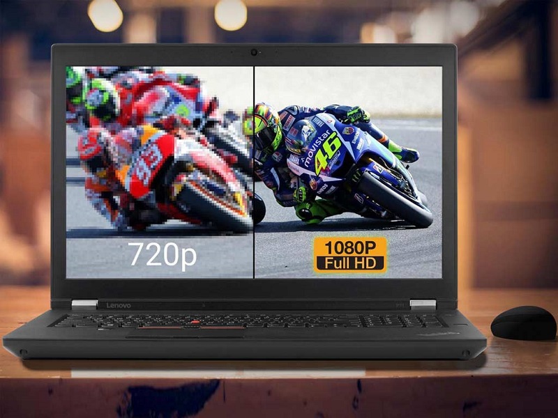 Thiết kế bền bỉ với vỏ polymer gia cố, phù hợp cho tác vụ đồ họa chuyên nghiệp Lenovo ThinkPad P72 là laptop đồ họa mạnh với màn hình 17.3 inch FHD lớn