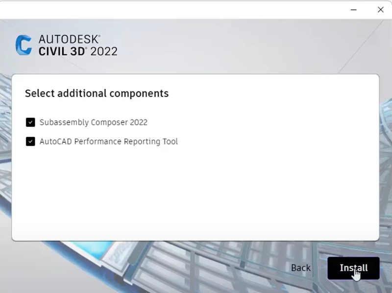 Tick vào các tuỳ chọn rồi nhấn vào "Install" Tick vào các tuỳ chọn rồi nhấn vào "Install"