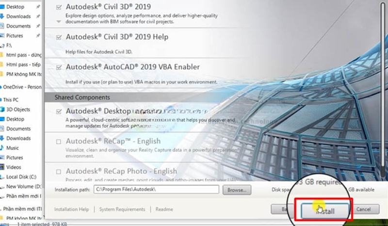 Tiếp tục chọn “Install” để phần mềm tiến hành cài đặt Tiếp tục chọn “Install” để phần mềm tiến hành cài đặt