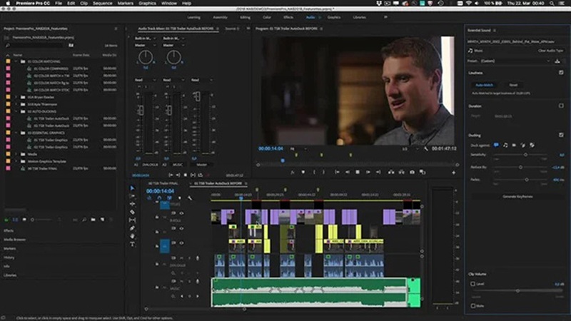 Nhiều tính năng mới được tích hợp ở Adobe Premiere Pro CC 2020