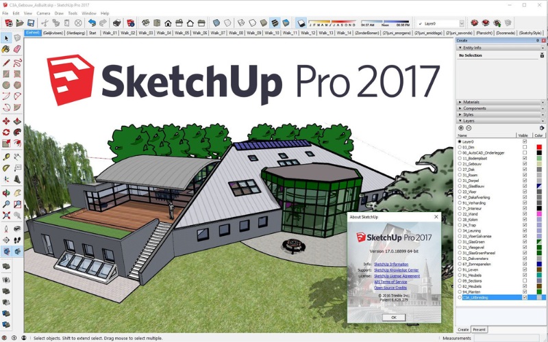 Các tính năng của SketchUp 2017 Các tính năng của SketchUp 2017