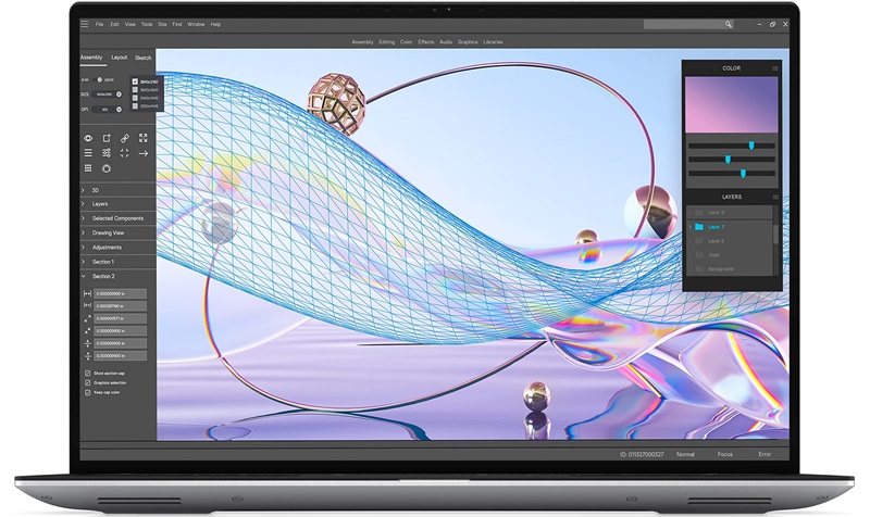 Màn hình Full HD+, tản nhiệt tốt, xử lý tác vụ nặng ổn định Máy có thiết kế sang trọng, nhẹ, tính di động cao