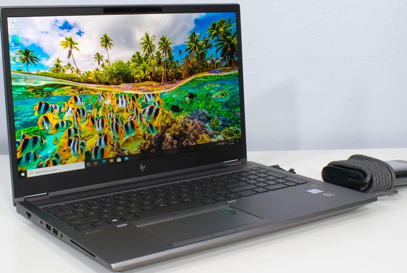 Trang bị chip i7 10850H, card Quadro T2000, màn hình Full HD sắc nét Laptop HP ZBook Fury 15 G7 i7 mạnh mẽ, thiết kế hiện đại, hiệu năng vượt trội