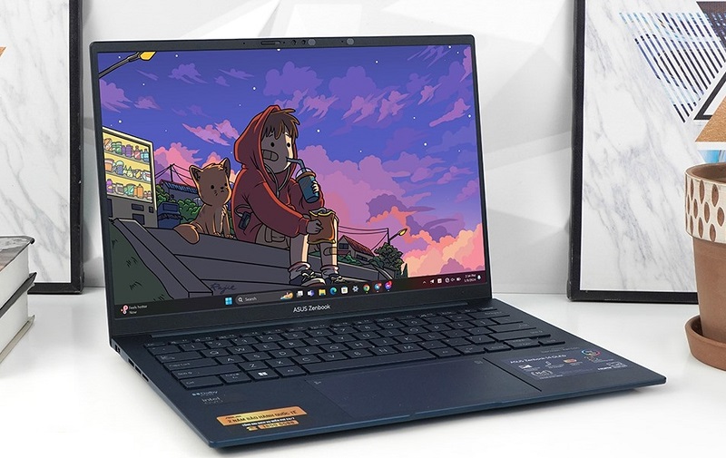 ZenBook của Asus là dòng cao cấp dành cho doanh nhân, có thiết kế sang trọng