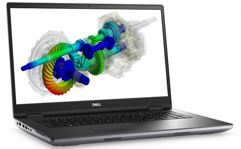 Dell Precision 7670 có thiết kế sang trọng, gia công tinh tế