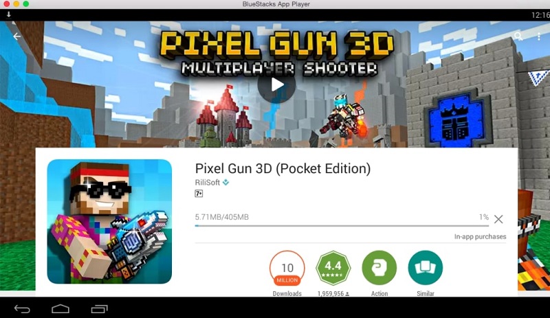 Tải game Pixel Gun 3D trên máy tính