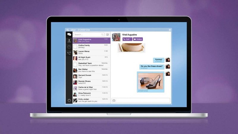 Dùng Viber trên máy tính tiện khôi phục tin nhắn