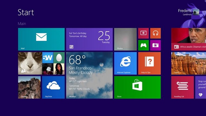 Giao diện Windows 10 khá nổi bật và bắt mắt