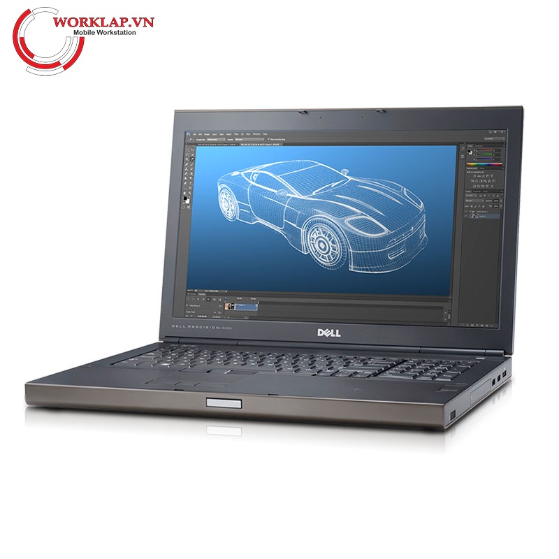 Laptop Dell Preicision M4800 có màn hình tái tạo màu sắc tuyệt vời